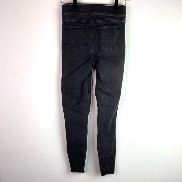 Spanx Distressed Ankle Skinny Jean Legging Pants XS Black - Picture 3 of 7